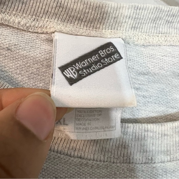 Vintage Pinky and the Brain Light Gray Graphic T-Shirt Embroidered Top Y2K retro - Picture 12 of 14